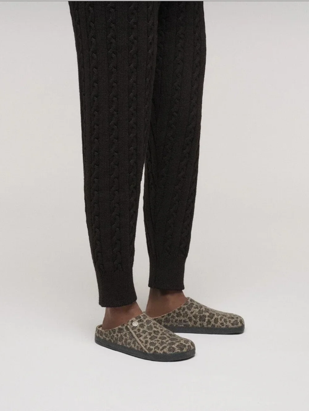 Birkenstock Zermatt Wool Felt Leopard EU Size 41 - Picture 2 of 7